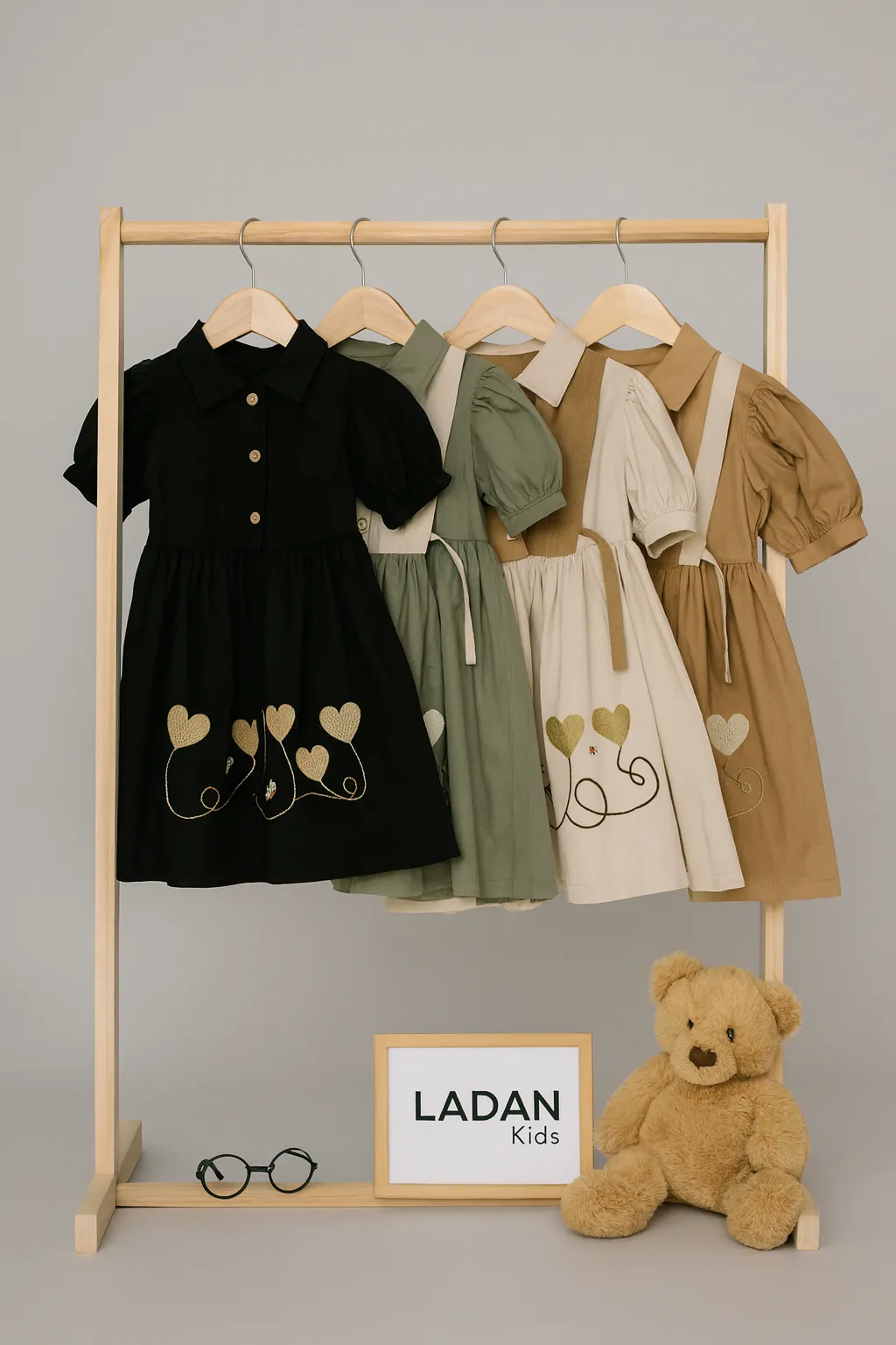 سارافون گلدوزی قلبی